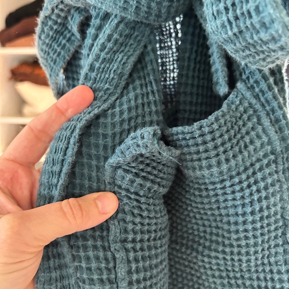 Coyuchi Robe pacific blue - Picture 5 of 5